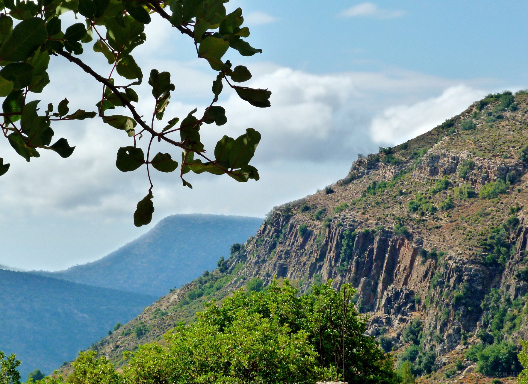 Route vers Imouzzer, dans les hauteurs